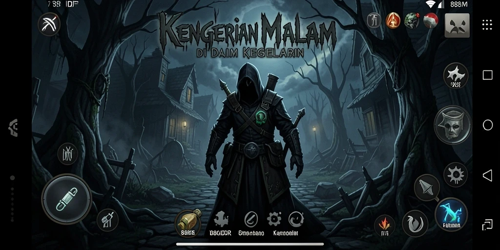 Tangkapan layar gameplay 888IDR yang menampilkan suasana mencekam.