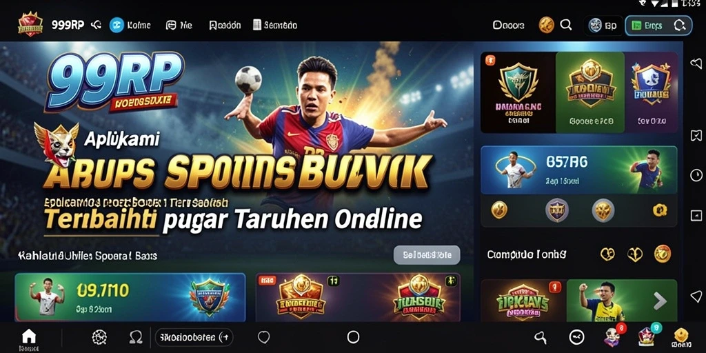 Tampilan menarik gameplay aplikasi Sportsbook 99RP.