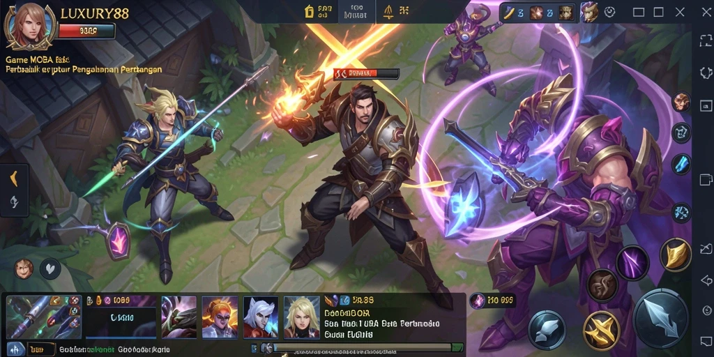 Tampilan gameplay LUXURY88 yang seru dan dinamis.