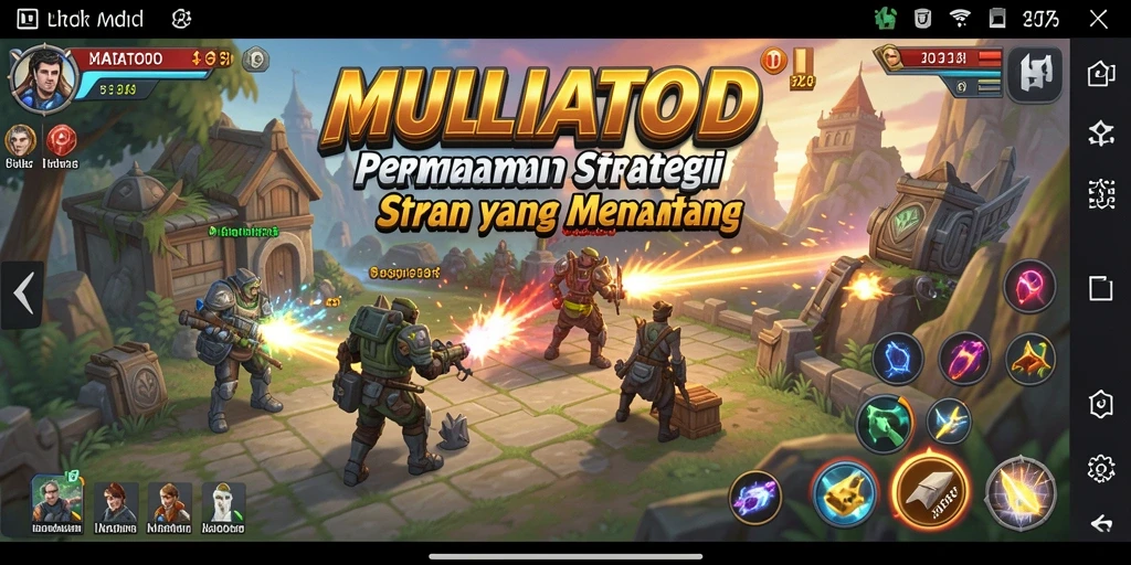 Tampilan screenshot gameplay MULIATOTO yang menampilkan aksi strategis.