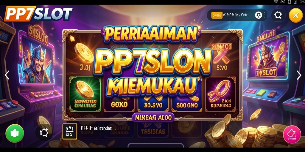 Tampilan gameplay PP7SLOT penuh warna dan menarik.