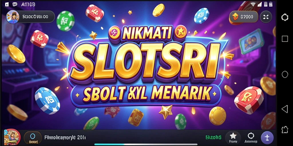 Tampilan Gameplay SLOTSRI yang penuh warna dan seru.