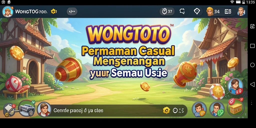 Tampilan gameplay WONGTOTO yang menyenangkan dan mengasyikkan.
